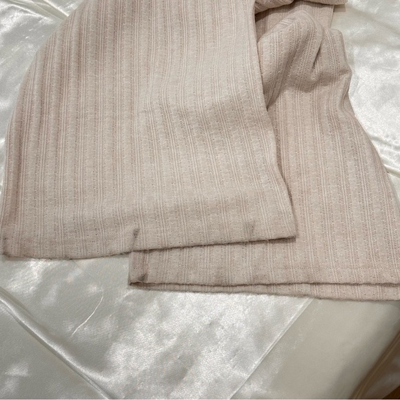 World Market Pointelle Knit Jumpsuit Cardigan Set Ivory Large XL Boho Lagenlook - Picture 13 of 16